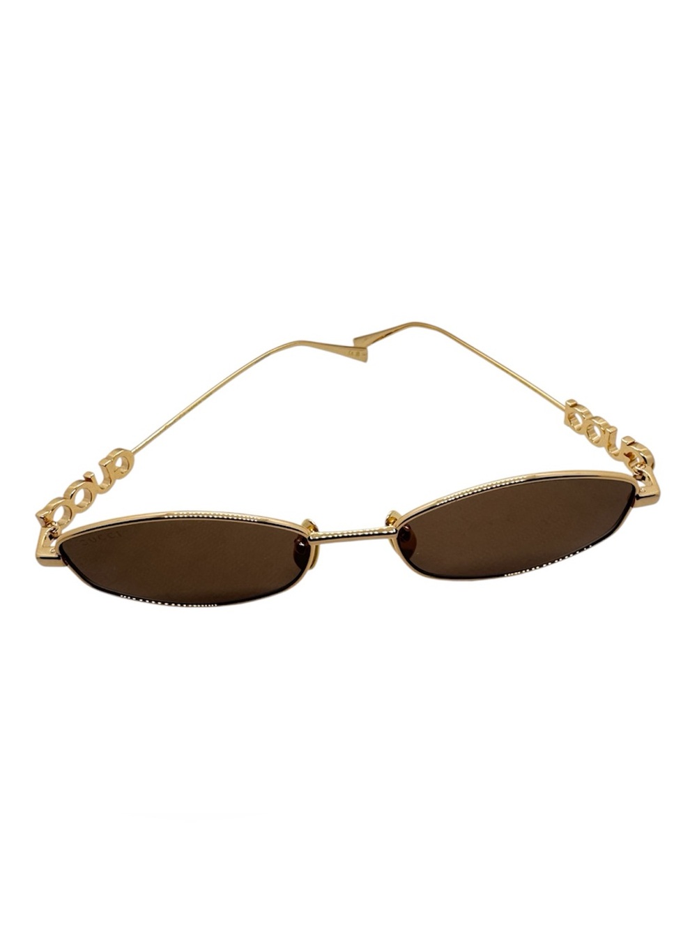 Gold Frame Brown Lens Women's Sunglasses